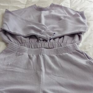 Levi's Purple Sweatshirt and Shorts set